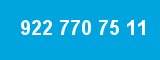 922 770 75 11 922 770 75 11